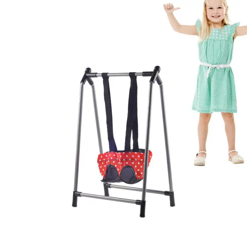 Set di passeggino per bambole per bambini Set da gioco per bambole con carrozzina per bambole Culla per bambole Passeggino Seggiolone Vassoio per alimentazione Accessori per passeggino per bambole