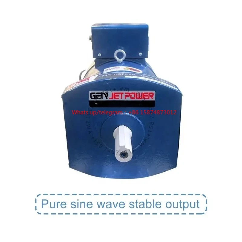 

5 kw Generator Head Copper Wire 15kw 20kw 30kw 40kw 50kw Single/three Phase Brush Alternator