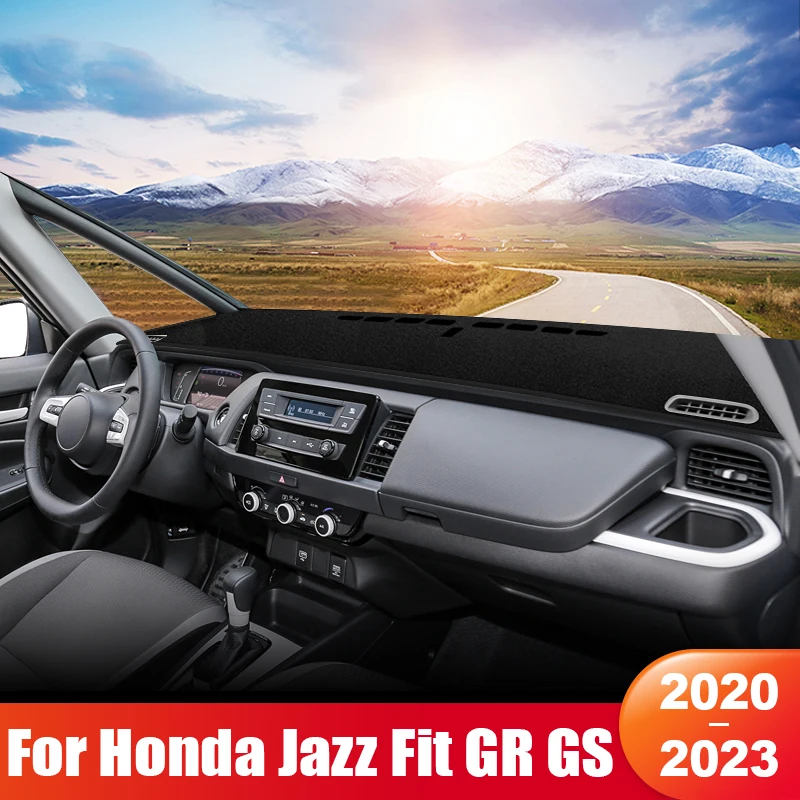 

For Honda Fit Jazz MK4 GR GS 2020 2021 2022 2023 Car Dashboard Sun Shade Cover Instrument Panel Mat Non-slip Pad Accessories