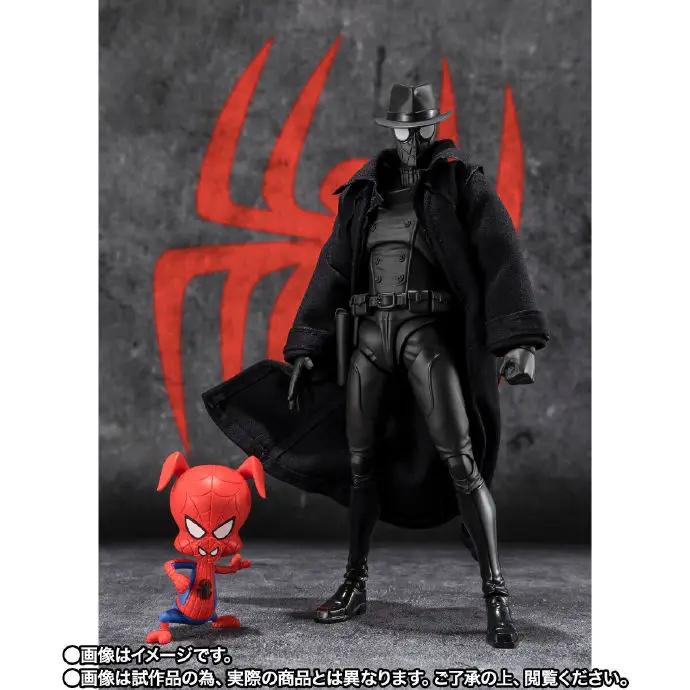 

Original Bandai S.H.Figuarts SHF Spiderman Noir Anime Action Figure Toy Spider-Man Across Spider Verse Part One Spider-Ham Model