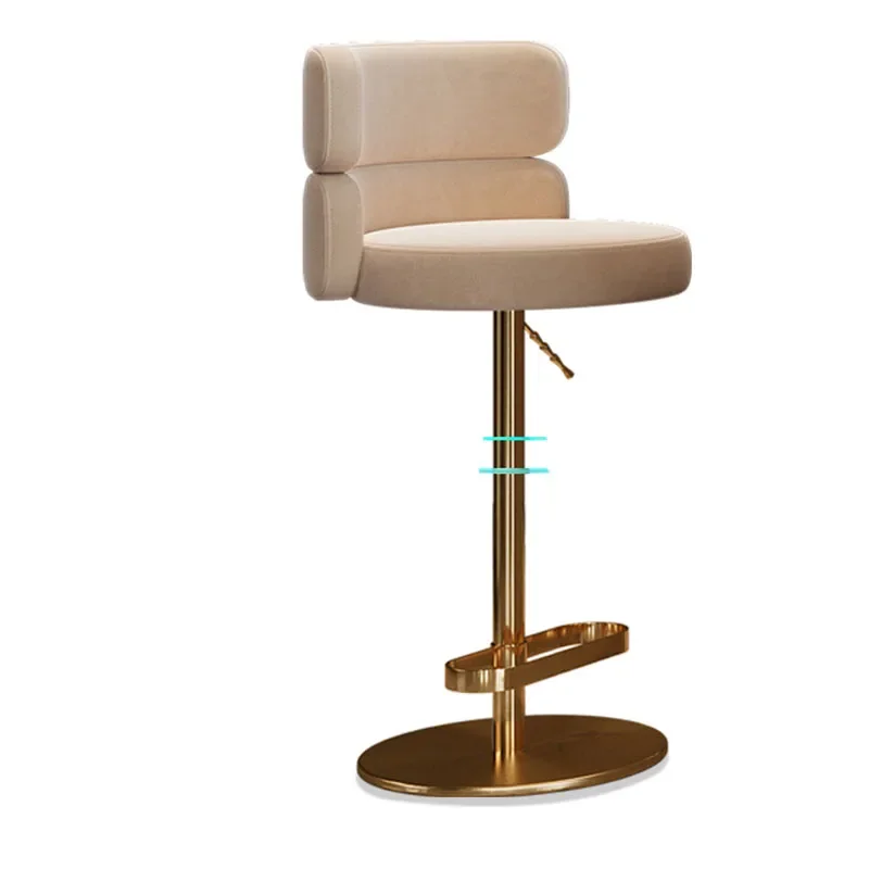 Tabouret de Bar de Cuisine Minimaliste, Chaise Haute Nordique, Moderne, Réglable, Confortable, Meubles de Salon HY