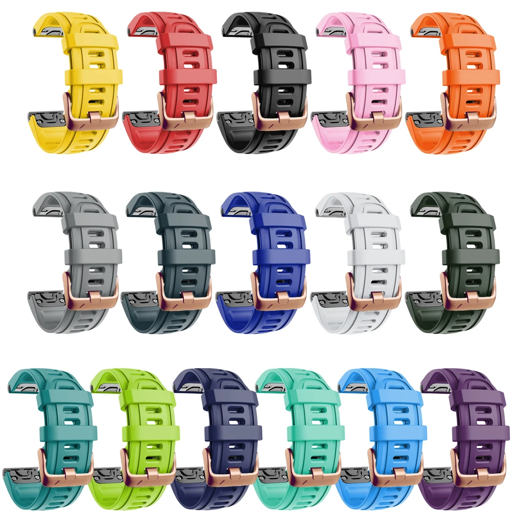 20mm Für Garmin FenixFenix 8 43mm 7S 6S 6S Pro 5S instinct 2S Mk3 43MM Armband Armband Quick Release Silikon Band Armband