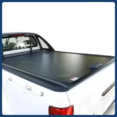 

Mamba Electric Retractable Roller Lid Tonneau Cover Pickup Trucks Roll Foldable Waterproof Compatible Tundra Tacoma BT50 Ranger