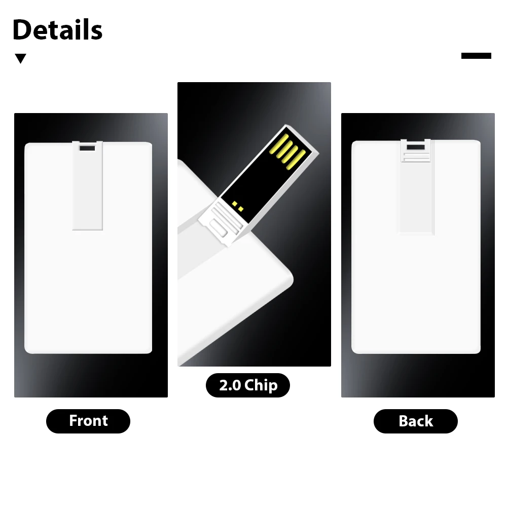 محرك القلم الصغير الإبداعية USB 2.0 بطاقة محرك فلاش 128 جيجابايت 64 جيجابايت 32 جيجابايت لذاكرة الكمبيوتر عصا USB بيضاء عالية السرعة بندريف