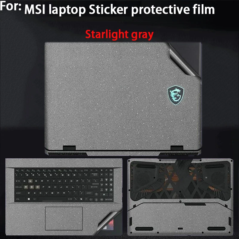 For 2026 MSI Raider 16 Max HX sticker protective film Raider 18 Max HX laptop shell film Titan 18 HX A2WJ body customized film