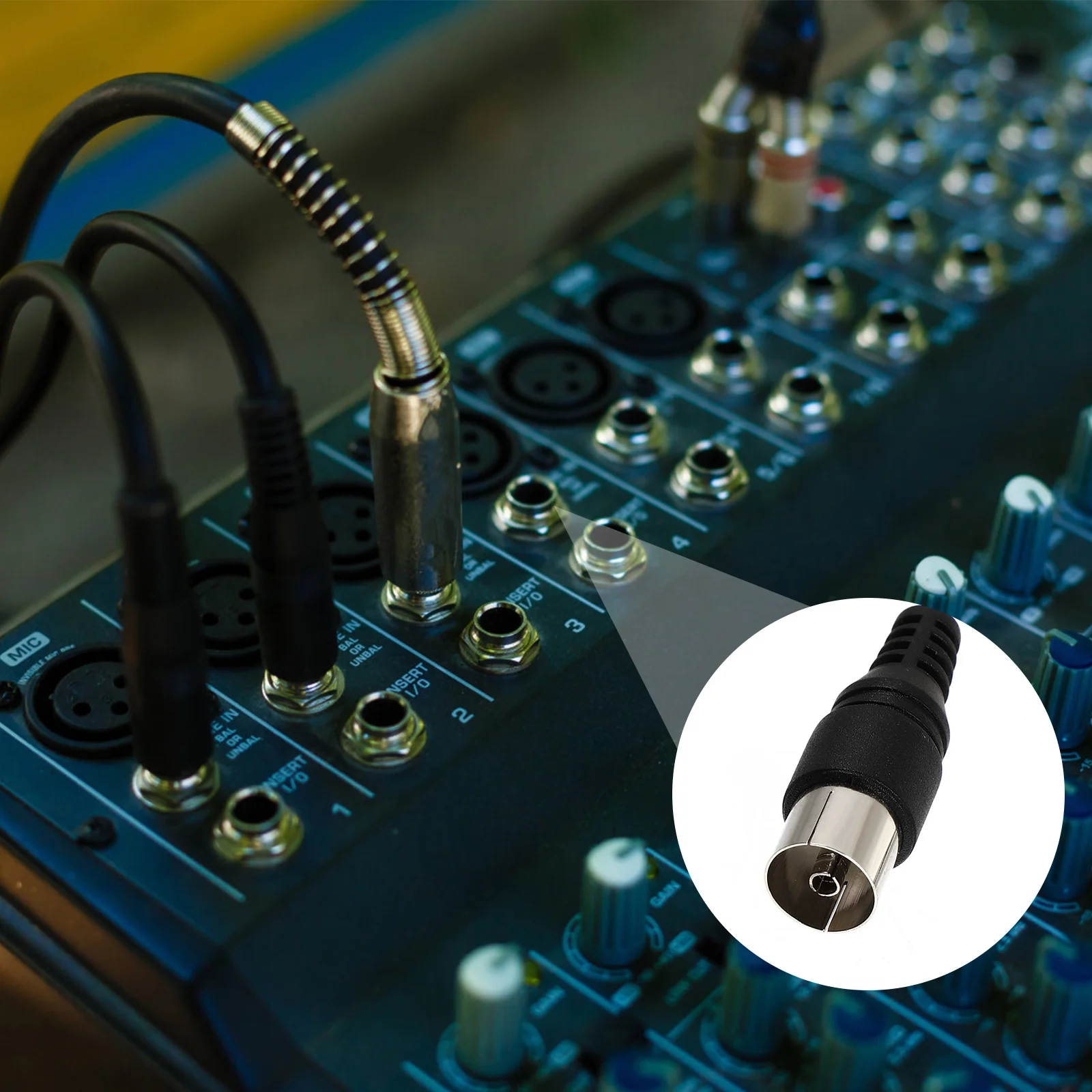 

2pcs Fm Antenna 2-Meter Coaxial Female Connector For Stereo Receiver Power Amplifier 75 Ohm Plug Wire Antenna Radio