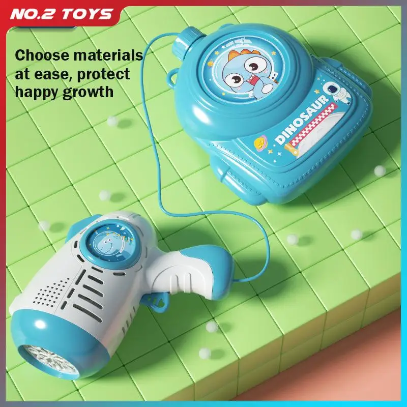 

Mini 10 Holes Fully Automatic Bubble Gunner Holding Bubble Machine Kids Toys Children Party Game Spray Water Gun for Boys Gift