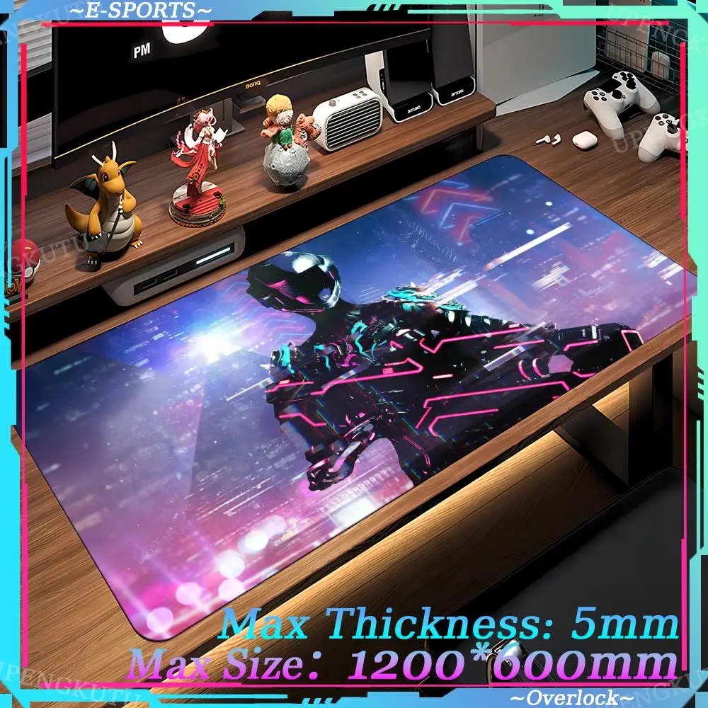 New products DIY gaming W_warframe computer Pad Oversized Game mouse pads Gaming Desk mat