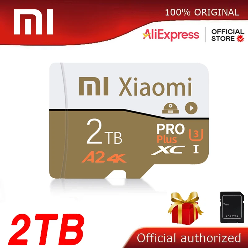 NEW Original Xiaomi High Speed C10 U3 Memory Card 1TB V30 Micro TF SD Card 128GB 512GB TF Card For Camera Surveillance Devices