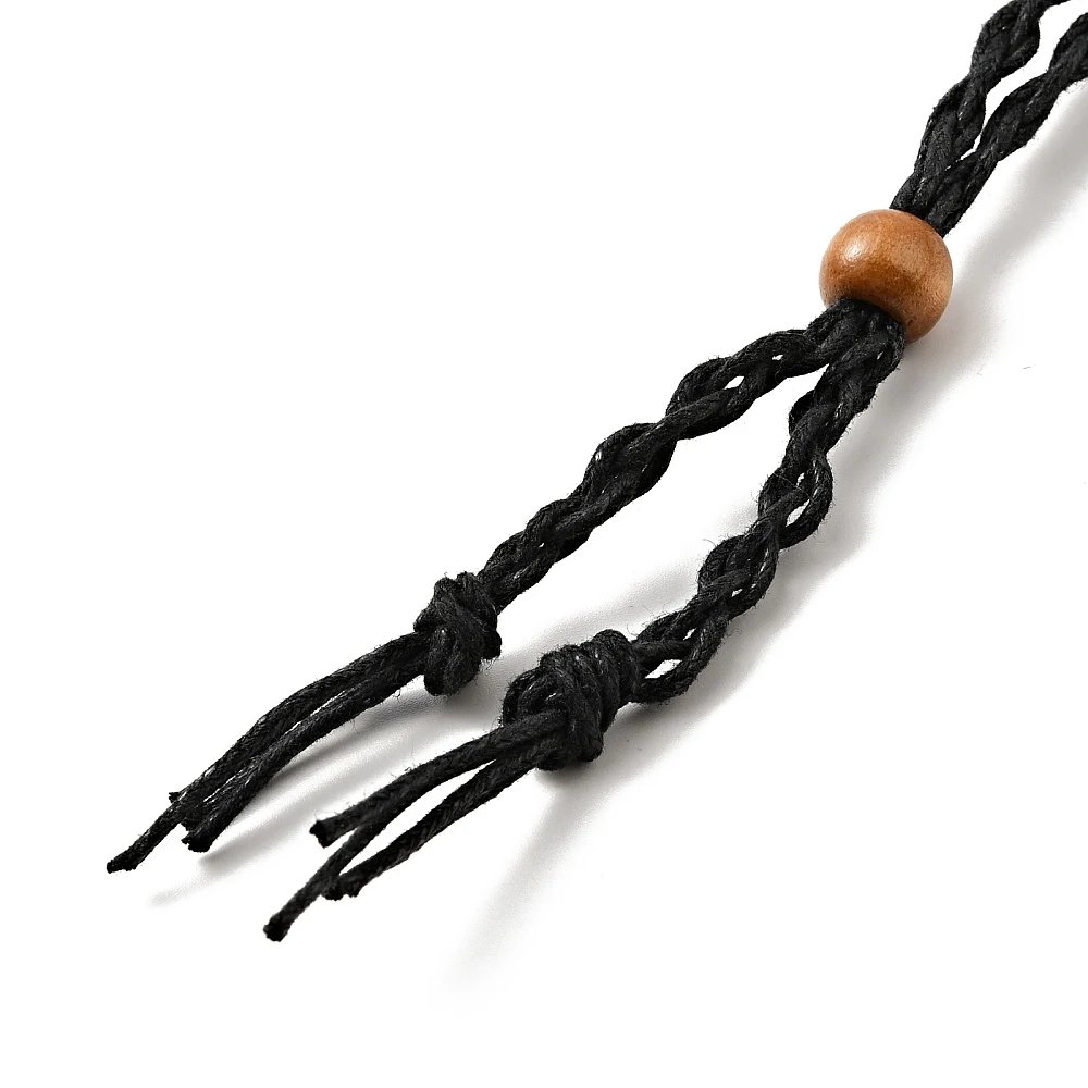10 Stück geflochtene Wachsschnur für Makramee-Beutel, Halskettenherstellung, verstellbare Holzperlen, mehrfarbig, für austauschbaren Steinschmuck – Detail 26