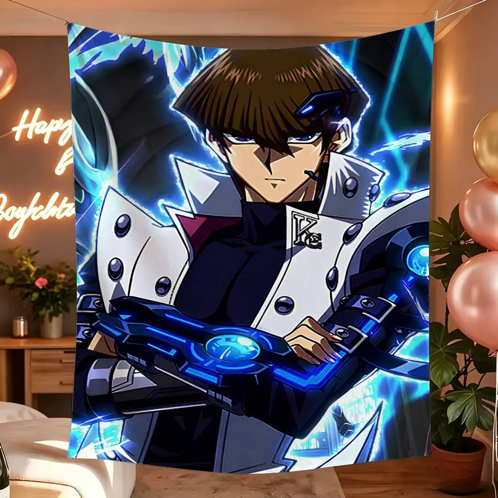 Anime Yu-Gi-Oh Seto K-Kaiba Flag Digital Printing Banner for Garage Wall Out Door Decoration Tapestry