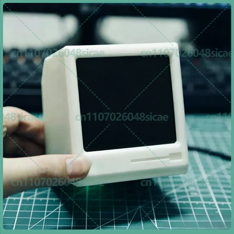 Monitor Retro Mini ViewEdge para Macintosh, Pantalla Secundaria, Decoración de Escritorio, Subpantalla para Computadora