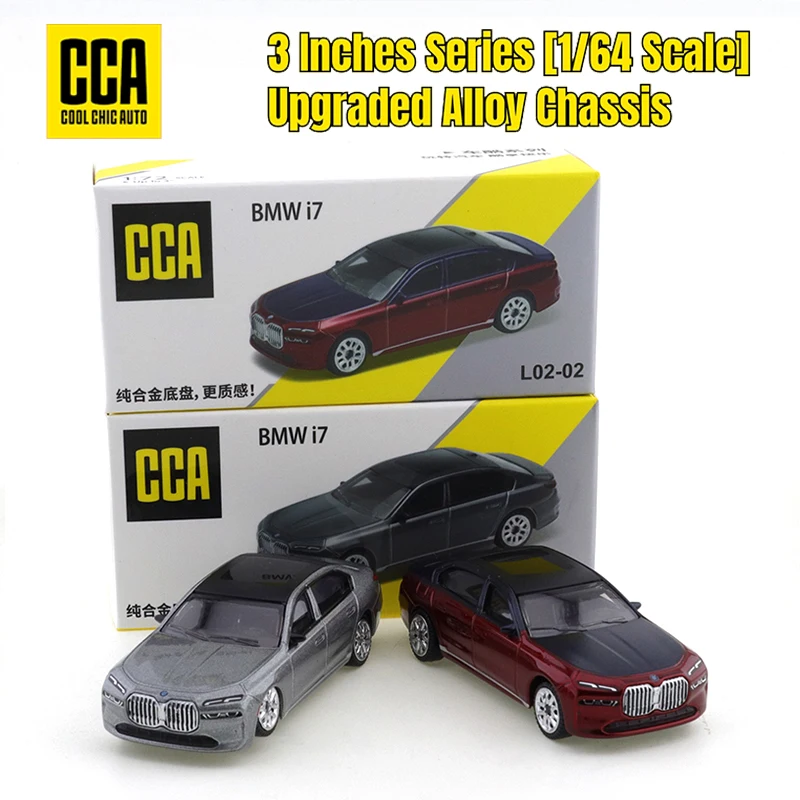 CCA 1/64 BMW I7 รถของเล่นโลหะผสมยานยนต์Diecastโลหะรุ่นเด็กXmasของขวัญของเล่นสําหรับชาย