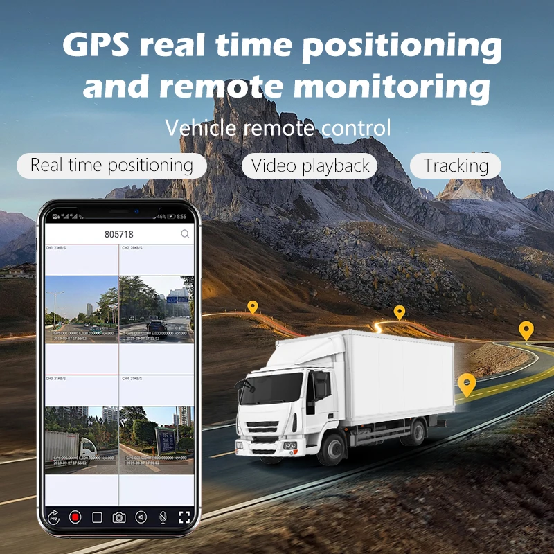 

CCENTEN 1080P 8-Channel HDD Mobile DVR Night Vision Car Camera 4G GPS WIFI Heavy Vehicle ing Car Truck Security System