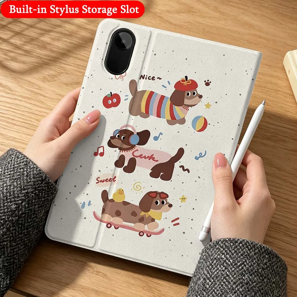 

Creative Dog Cartoon For Xiaomi Poco Redmi K Pad 5 6 7 7S 8 Mini SE Pro 11 12.1 12.5 11.2 14 8.8 inch Foldable Tablet Case