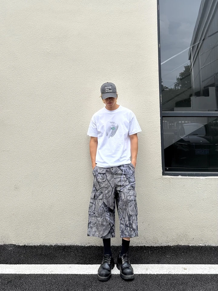 Cool-feeling Tooth-printed Short-sleeve T-shirts for Men and Women, Loose and Casual Couple's Short Sleeves