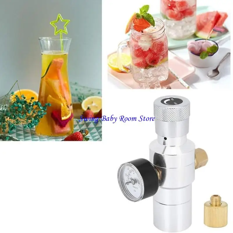 منظم C1Ad Portable CO2 0-150psi مع منظم غاز البناء المعدني مناسب لعشاق تخمير المنازل الحاضر