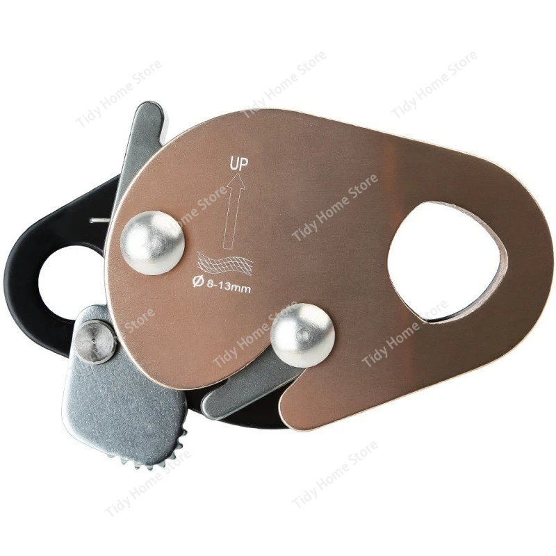 

Rope grabber, outdoor high-altitude work protection device, rock climbing rappelling anti-fall device, self-locking device