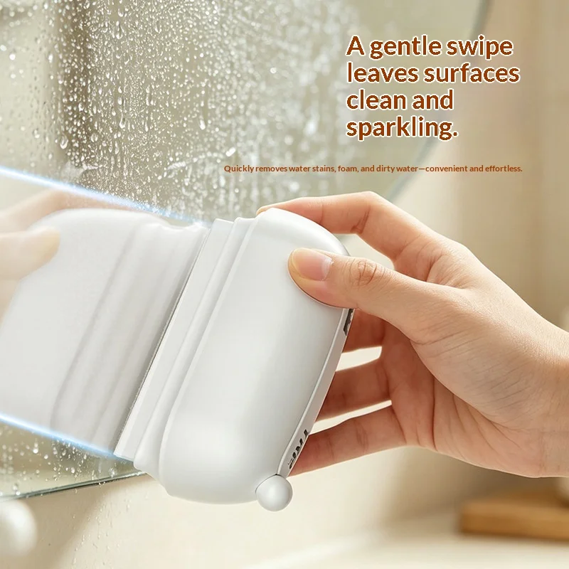 Desktop Scraper Wiper 3in1 Glass Mirror Cleaner Multifunction Kitchen Stove Gap Brush Tool