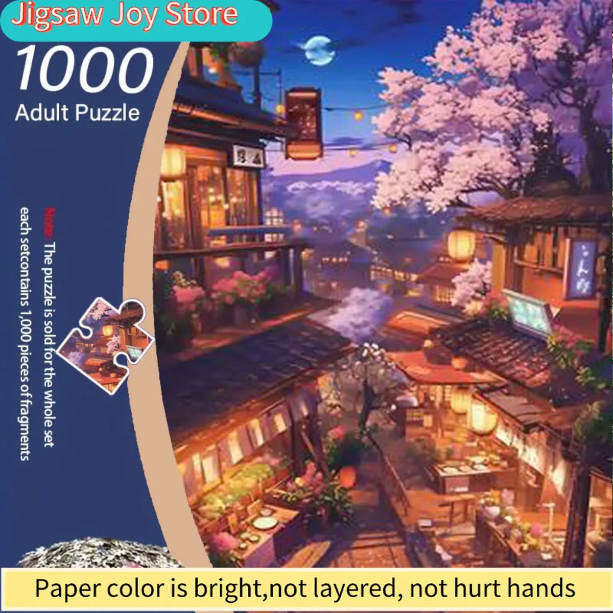 

Пазл для взрослых на 1000 элементов - Сцена утреннего освещения леса, снежный лес с солнечным светом и разнообразными тенями, сложный пазл на 1000 элементов