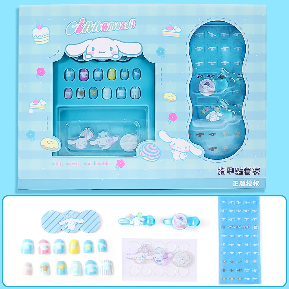 1 Set Melody Kuromi Cinnamoroll Nagelkunst-Set Nagelaufkleber Leicht Abziehbar Neue Nagelaufkleber für Frauen Geburtstagsgeschenke – Detail 7