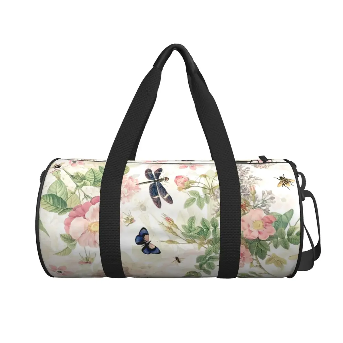 

UtART винтажные розы, весенние цветы и ранние насекомые, ботаническая большая спортивная сумка, дорожные сумки, сумки для фитнеса
