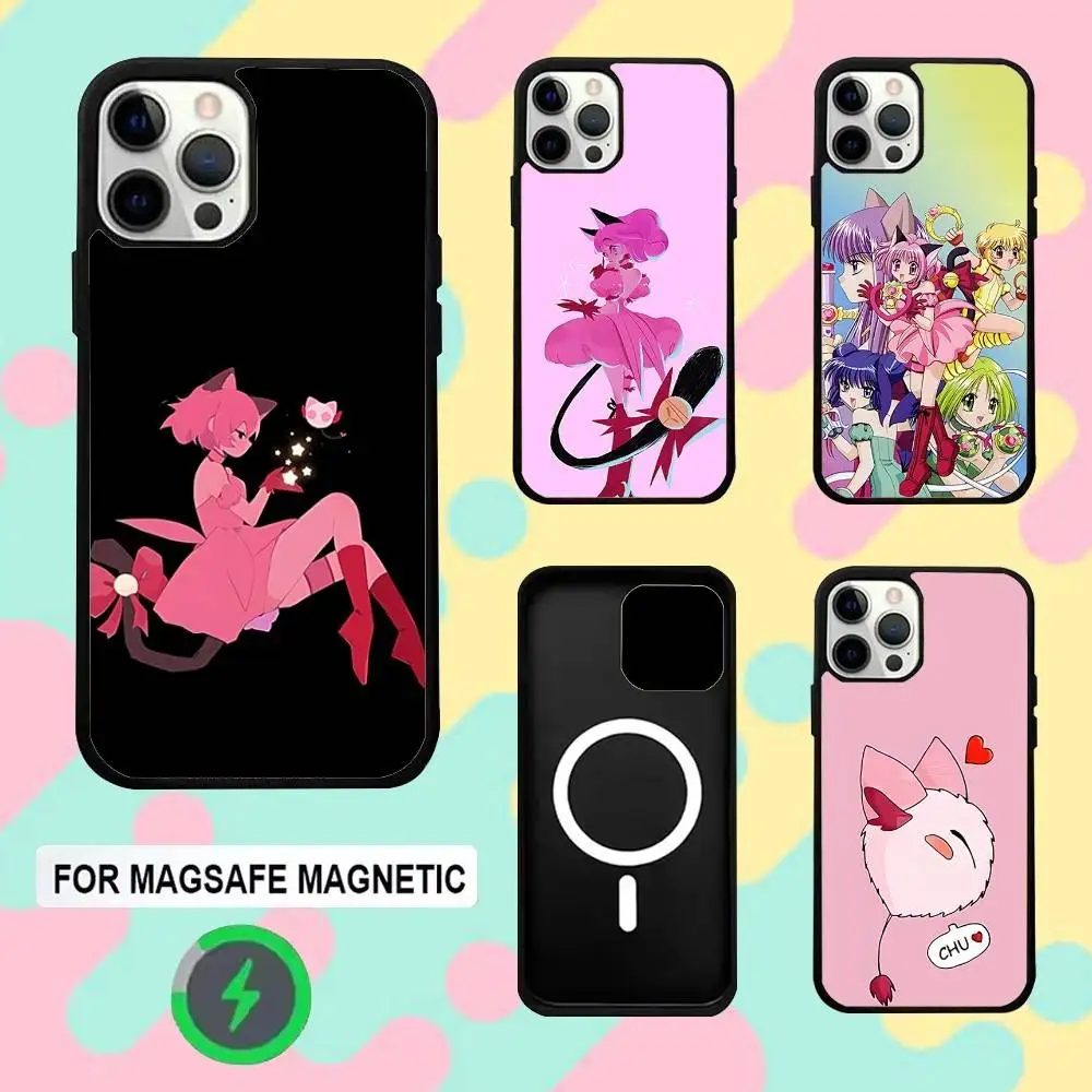 

Comics T-Tokyo Mew Mew Phone Case For iPhone 16e,16,15,14,13,12,11,Plus,Pro,Max,Mini Magsafe Magnetic Wireless Charging