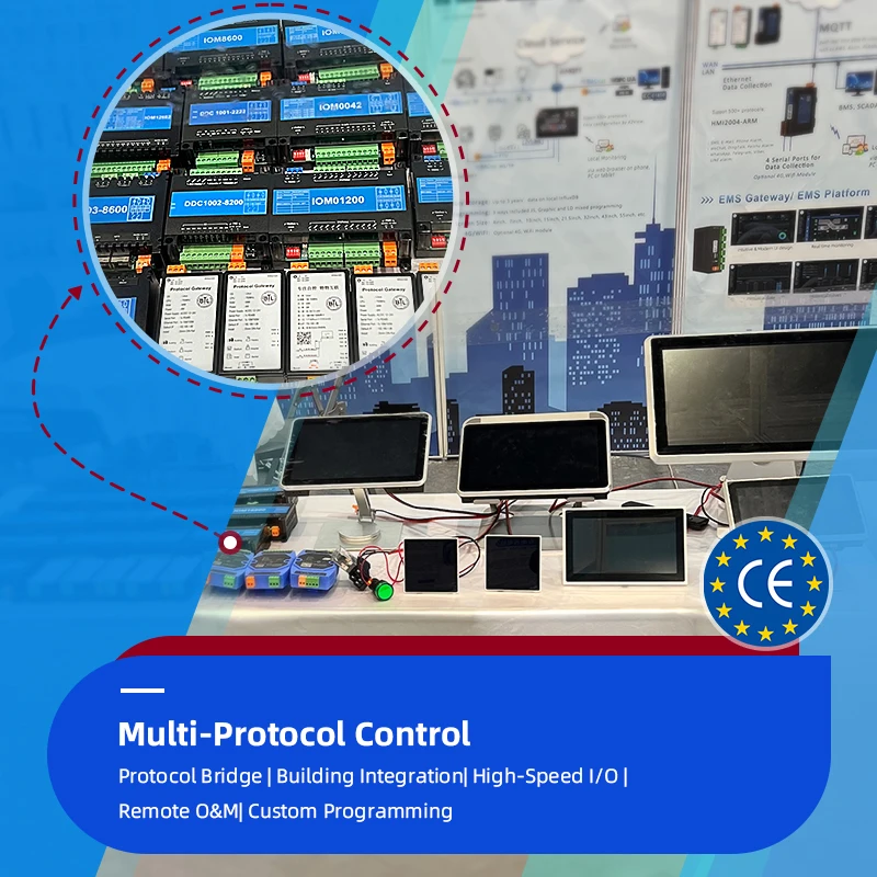 IP67 Building Automation DDC Gateway DDC1002‑8200 512 Points 8DI 2DO Linux Controller BMS Modbus BACnet MQTT For HVAC SCADA Proj