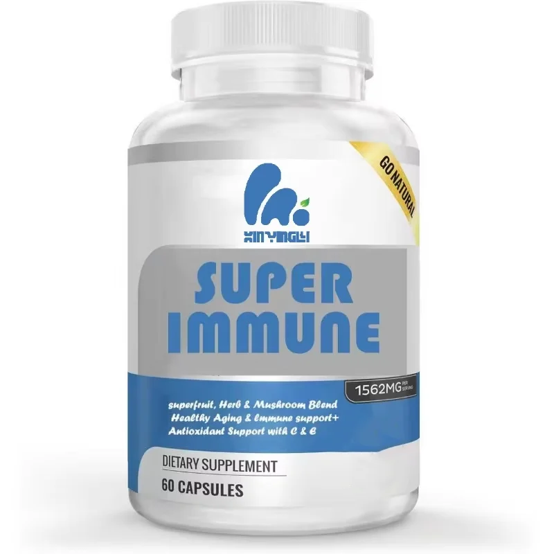 

Quercetin, 25 vitamins, herbs, mushrooms, vitamin C&E selenium turmeric immune health support -60 capsules