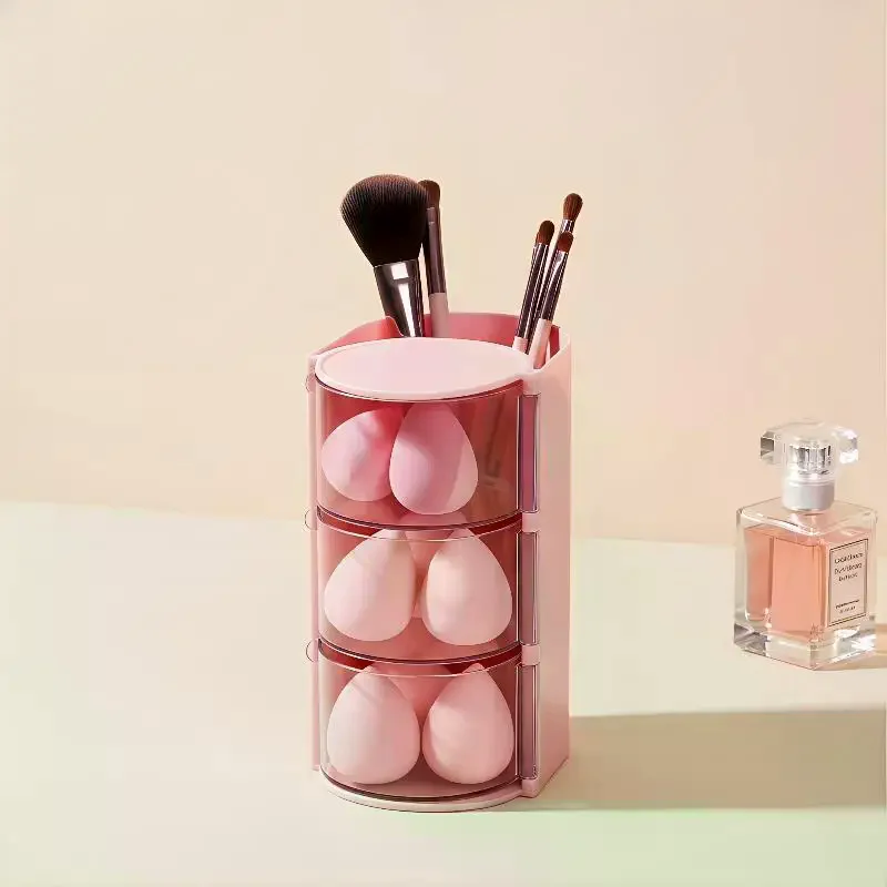 Hair Accessories Organizer Acrylic Storage Box Clear Hair Tie Organizer For Headband Makeup Brush Holder Desk Jewelry Organizer