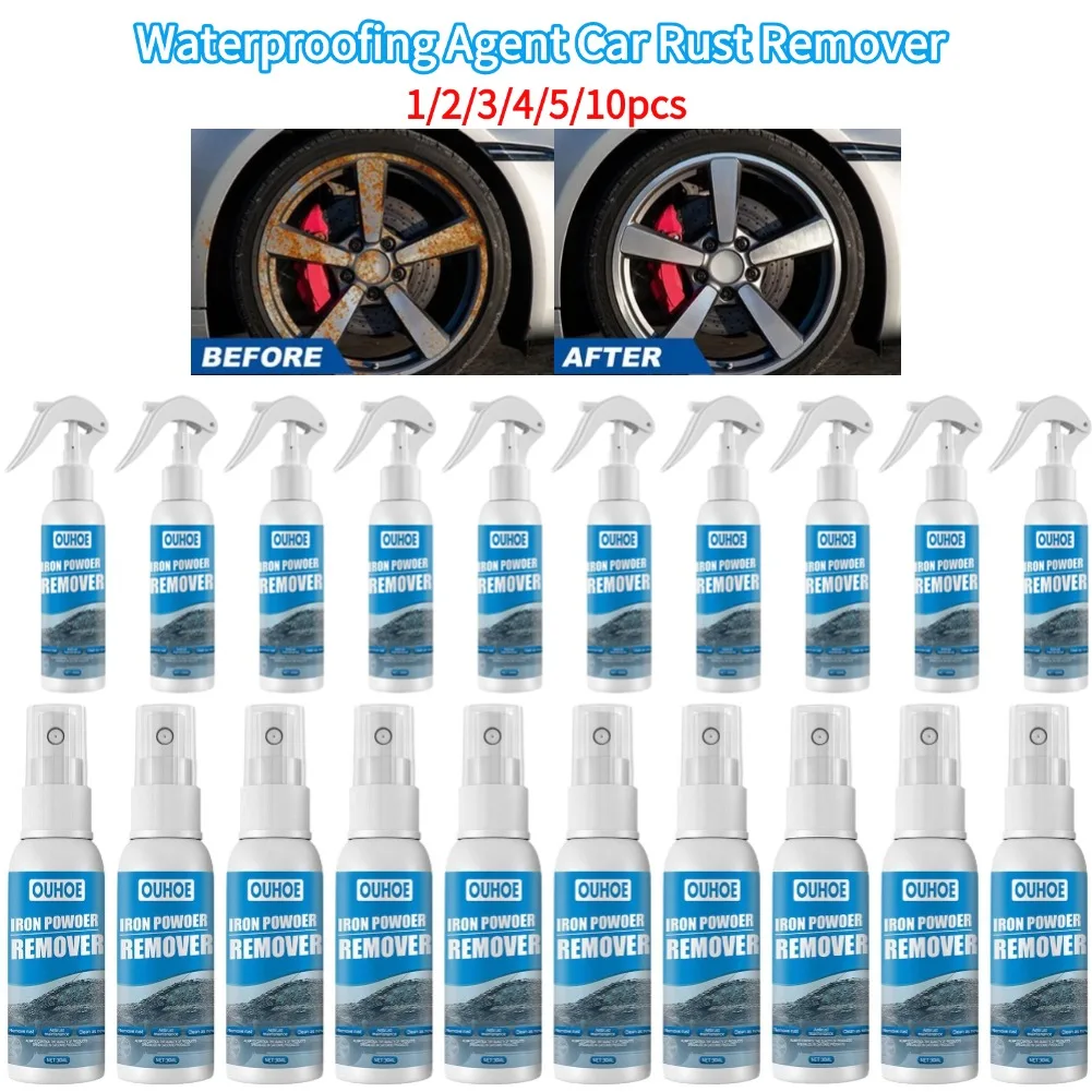 Waterproofing Agent Car Rust Remover Metal Rust Converter Metal Rust Remover Freshener Polishing Cotton Agent Grease Anti-Rust