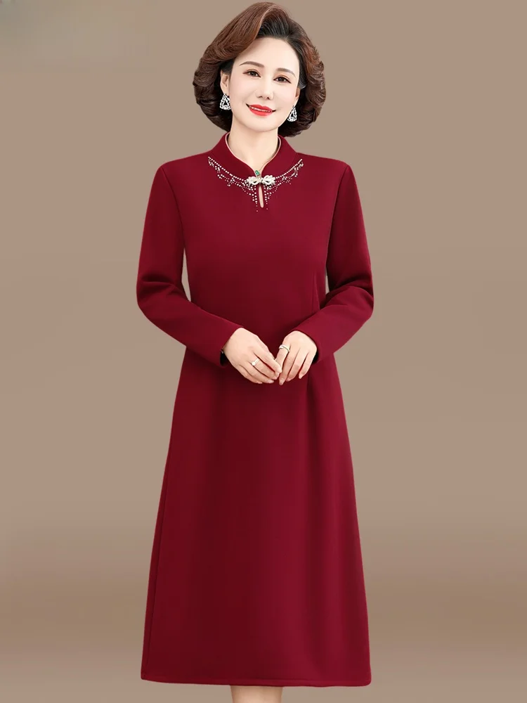 gonna-midi-elegante-da-sposa-abbigliamento-primaverile-alla-moda-per-la-festa-della-mamma-tessuto-in-poliestere-di-alta-qualita-con-bottoni