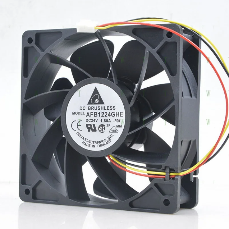 

H 1 pcs for DELTA Fan AFB1224GHE DC24V 1.6A 12038 12CM 3 pin Inverter cooling fan
