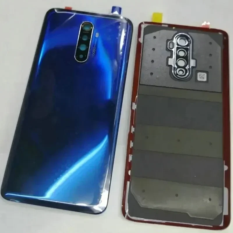 

Glass Battery Back Cover For OPPO Realme X2 Pro Rear Door Replacement With Camera Lens