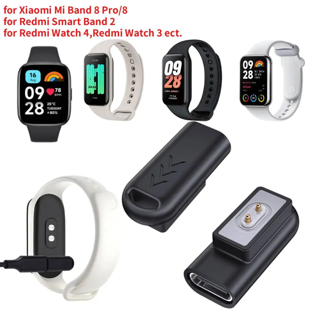 

USB-C Female To for Xiaomi Smartwatch Male Adapter Charger Adapter Connector for Xiaomi Mi Band 8 Pro/8 for Redmi Smart Band 2