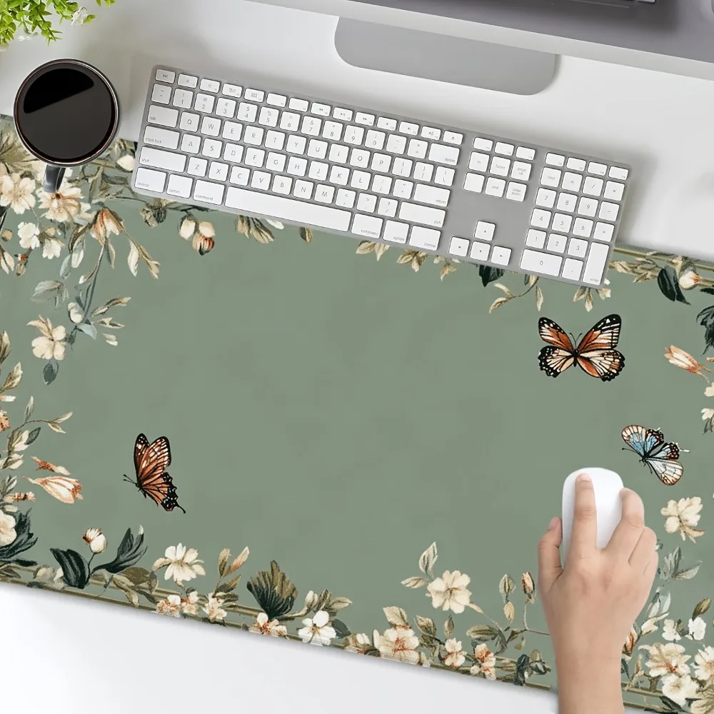 Tapete de mesa com padrão de b - Desk Setup Art avaliação e preço