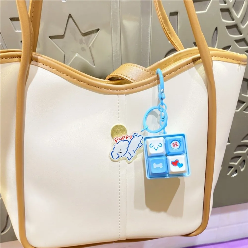 

Новый мультяшный брелок для клавиатуры, сделай сам, клавиши для клавиатуры, кнопка для снятия стресса, брелок для ключей, механический тестер клавиатуры