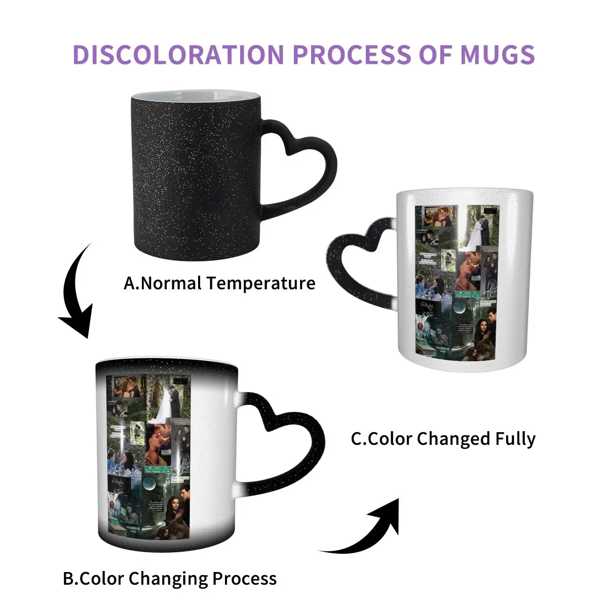 Edward Cullen Twilight  Mug Funny Ceramic Coffee Cups Tea Mugs Milk Cup Drinkware Gift for Friends