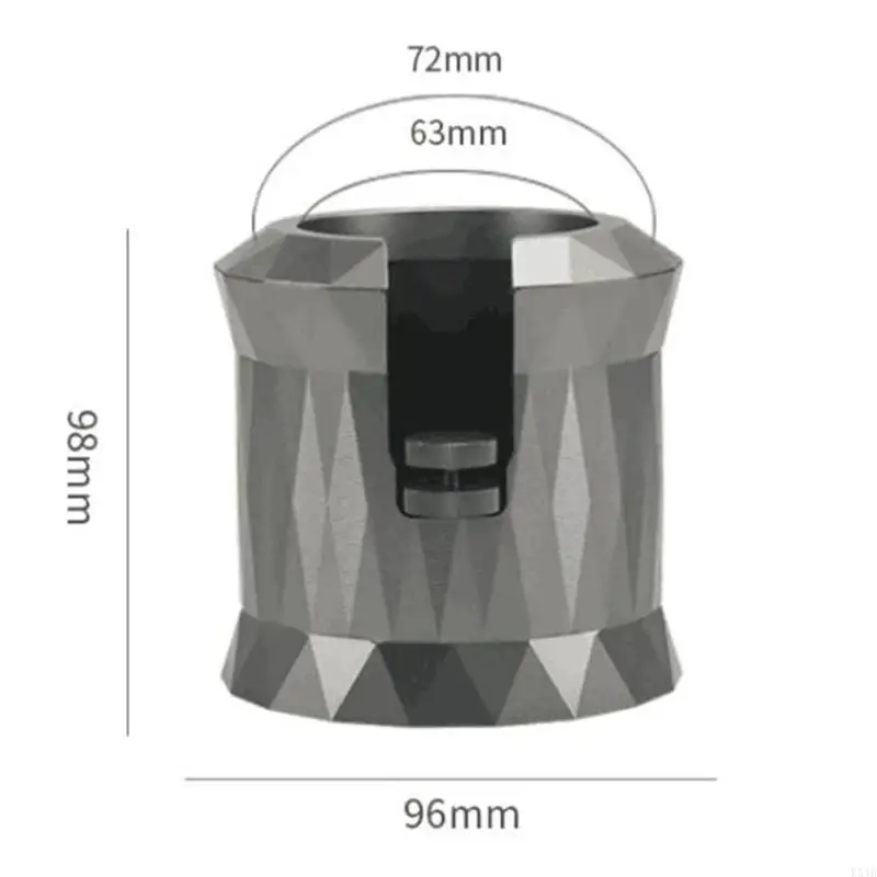 Base máquina café KX4B Base café Residuos Box Tazón Herramienta distribución aleación aluminio