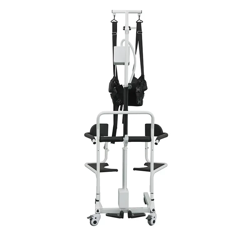 Disabled Paralyzed Patient Home Care Electric Lifting Transfer Toilet Chair With Wheels