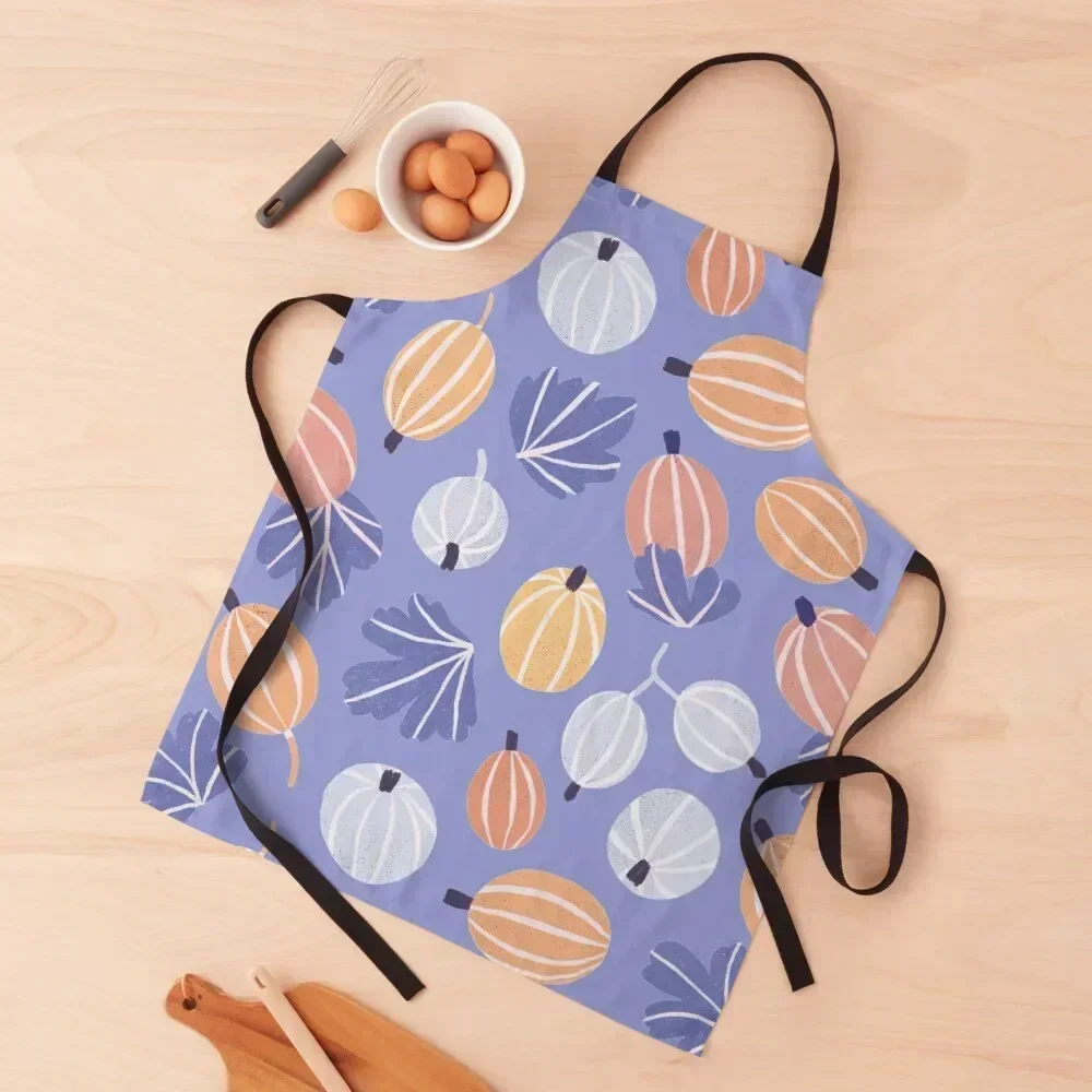 

Karviaiset - Gooseberries - Lavender & Orange Palette Apron Smock for hairdressing Women's Home Clothes For Kitchen Apron