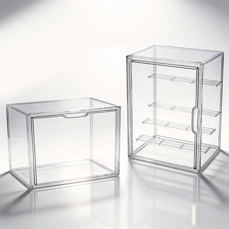 

Витрина-стеллаж 36x27x22 см / 14x10x8 дюймов с несколькими полками, органайзер для фигурок и игрушек, компактная витрина для коллекционных предметов