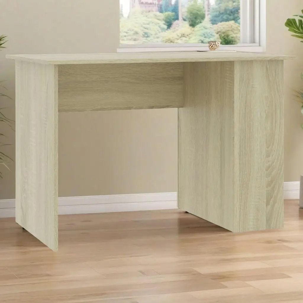 43.3x23.6x28.7 Sonoma Oak Desk - Durable Engineered Wood for Home Office