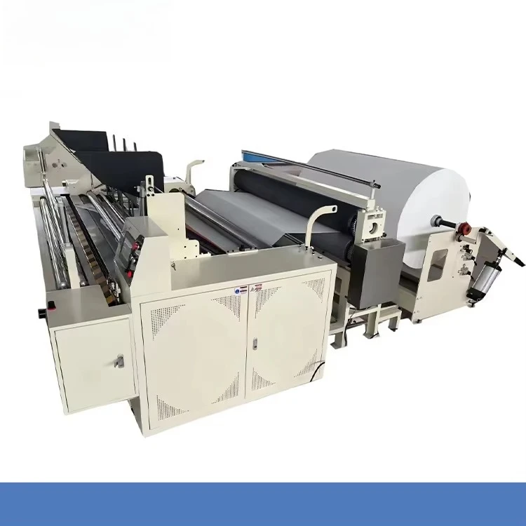 Full Auto Paper Machines Toilet Tissue Paper Roll Making Machine Customized