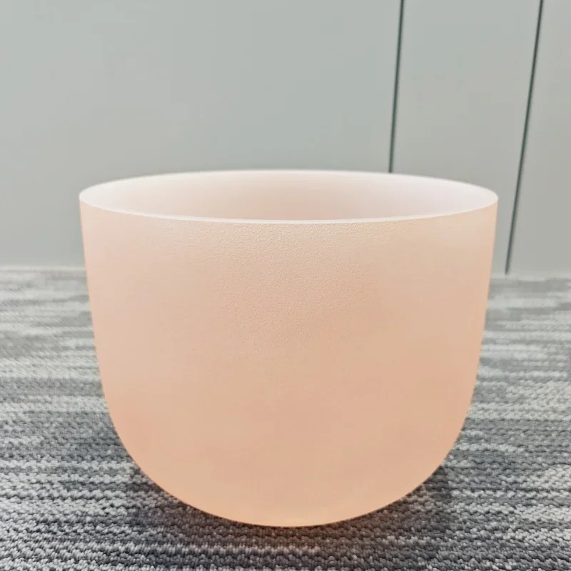 Oriental Crystal Singing Bowl, Orange Sound Crystal Bowl, Sound Therapy Instrument