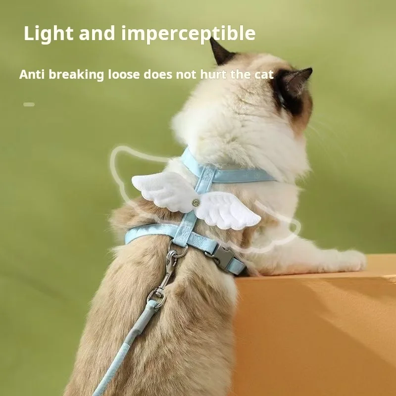 coleira-de-tracao-para-gatos-apresenta-uma-experiencia-de-uso-leve-e-sem-sensacao-de-peso-design-a-prova-de-fuga-evita-que-se-escape-sem-isso
