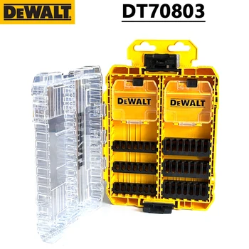DEWALT DT70803 Scatola di immagazzinaggio con scatola di grandi dimensioni Scatola impilabile multifunzionale in plastica trasparente 220 * 170 * 42mm DT70803-QZ