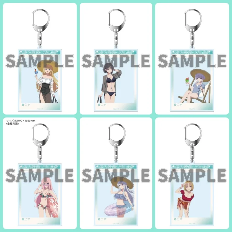 Classroom of the Elite Anime Character Acrylic Keychain Double Sided Print Bag Pendant Cute Accessory Collectible Gift