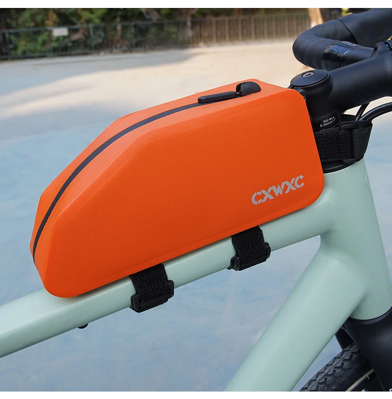 CXWXC Fahrrad-Oberrohrtasche Wasserdichte Hülle Mit Bolzenbefestigung & Riemen Aerodynamisch Geringer Widerstand Für Triathlon Gravel MTB Rennrad – Detail 17