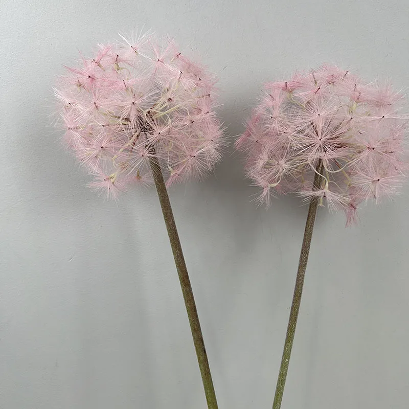 2 Stück Große Künstliche Löwenzahnblumen zur Dekoration von Wohnzimmer, Hochzeit, Blumenwege, Party- und Eventdekoration – Detail 2